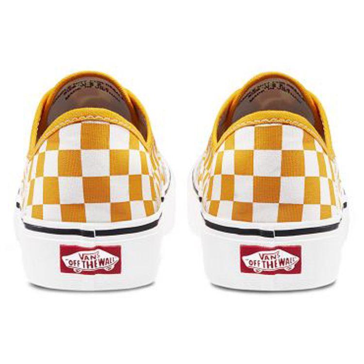 Vans Authentic SF Checkerboard - Cadmium Yellow Unisex Sneakers Marshmallow VN0A3MU6WOF