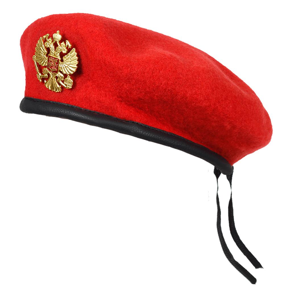 Унисекс Двуглавый орел Брошь Украшение Берет Шляпа Винтаж Кепки Газетчика Осень Зима Отдых На Природе Дорожные Аксессуары Для Женщин Мужчин