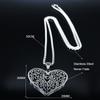 Vintage Style Titanium Steel Tree of Life Heart Pendant Necklace Unisex Fashion Jewelry