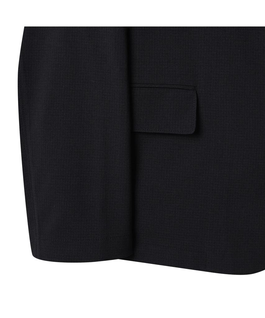 Customellow Black Relaxed Fit Setup Jacket Cwjam25421Bkx