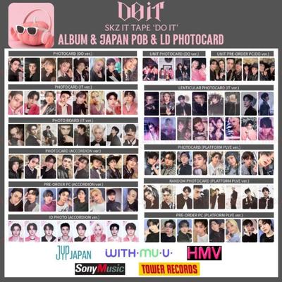 Stray Kids SKZ IT TAPE DO IT ОФИЦИАЛЬНЫЙ Альбом Фотокарточка ЯПОНИЯ POB ЛОТЕРЕЯ