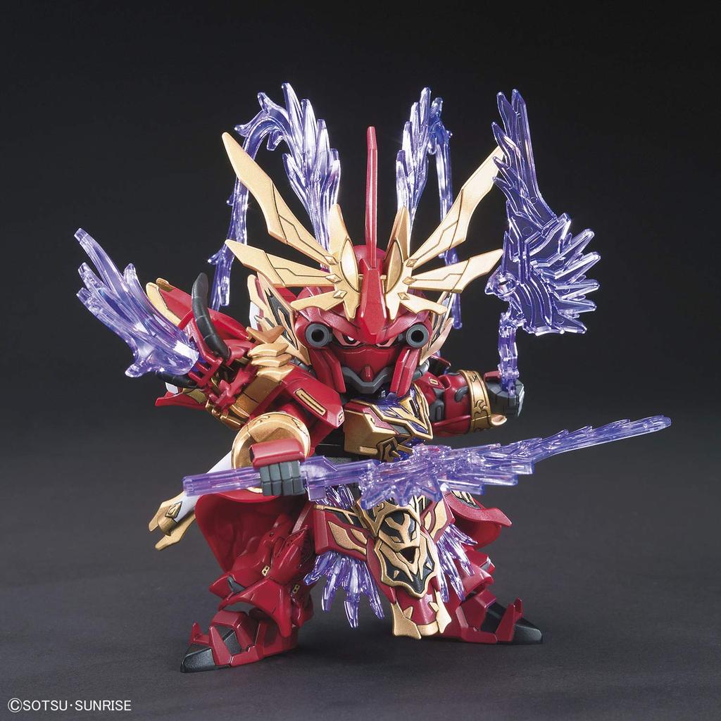 Пластиковая модель лошади с красным кроликом BANDAI SPIRITS SD Gundam Sangoku Soketsuden Lufu Sinanju BAS5057610 и цветовой код