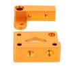 Extruder Bracket Aluminum Block Oxidation Sandblasting Extruders Mounting Block for 3D Printers