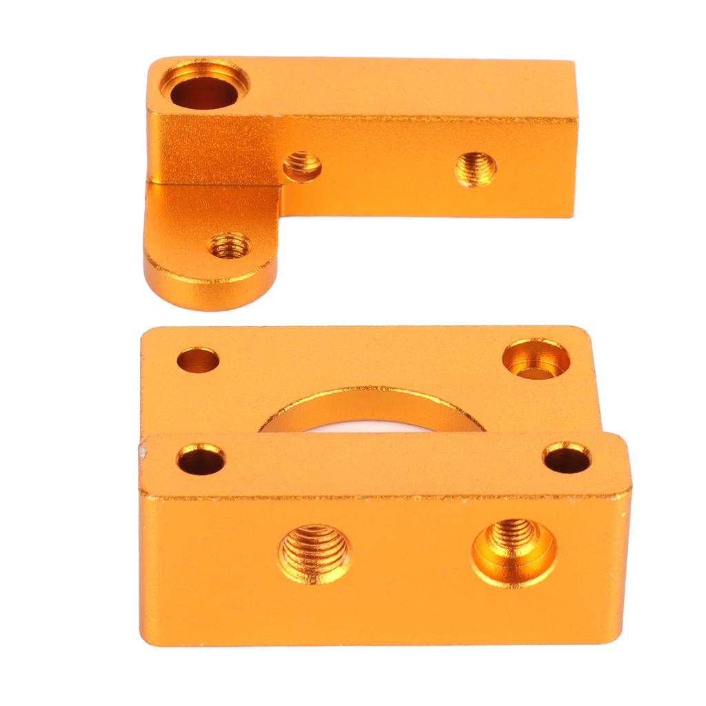 Extruder Bracket Aluminum Block Oxidation Sandblasting Extruders Mounting Block for 3D Printers