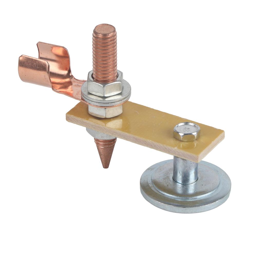 Магнитный сварочный зажим-поддержка Регулируемая сварочная поддержка Держатель массы с клеммным соединителем