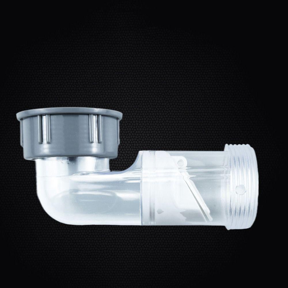 Universal Wash Basin Drainage Pipe Kit Curved Tube Downpipe Tube Pipeline Accessory Kitchen Sink