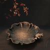Multifunctional Copper Ink Dish Pen Holder Ink Butterfly Pond Copper Plated Pen Holder Pen Wash Dish