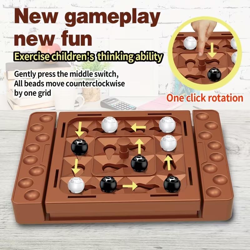 Children's Logic Board Game (ages 3 and Up): Develops Logical Thinking and Hand-eye Coordination, Suitable for Family Gatherings, Parties, and Travel