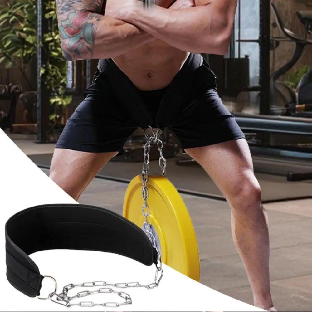 With Chain Weighted Dip Belt Weight Lifting Dip Belt Weight Lifting Pull-up Belt Home Gym