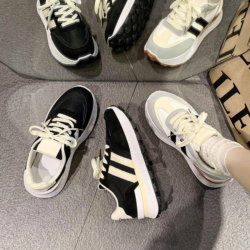 Супер огонь обувь Форрест Гамп женская новая женская обувь универсальная обувь весенняя мода весна и осень платформа спортивная обувь цельная 2025