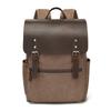 Men's and Women's Backpacks Retro Shoulder Travel Bag Computer Travel Bag Waxed Canvas Schoolbag
