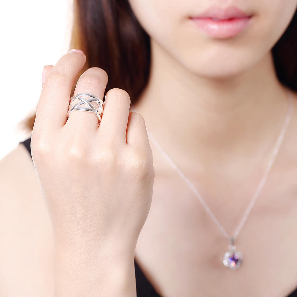 Изящные кольца из стерлингового серебра 925 пробы с крестом для рыболовной сети для женщин и мужчин, размеры 6, 7, 8, 9, 10, модные вечерние свадебные украшения, праздничные подарки