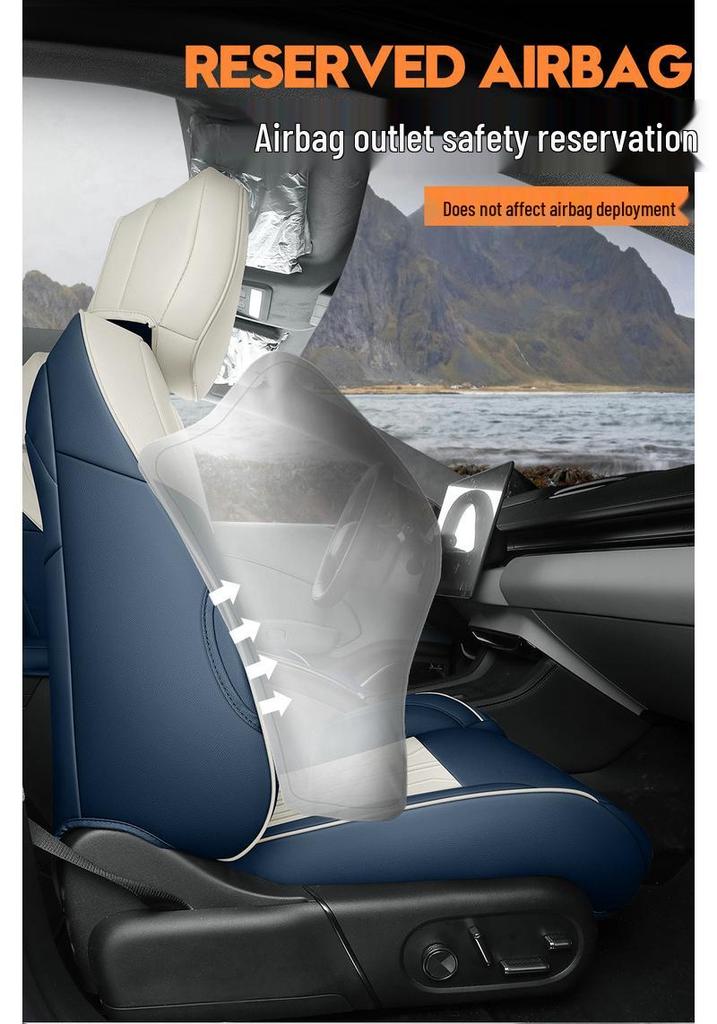 Zeekr 007 Leather Car Seat Cushion for All Seasons