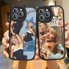 Чехол для телефона singer S-Sabrina Carpenter для iPhone 11 12 13 14 15 16 Pro Max Mini Plus Мягкий кожаный чехол