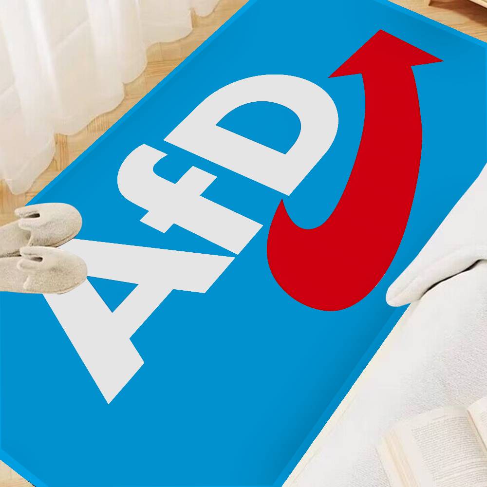 Political AfD Logo Door Mat Nordic Style Bedroom Living Room Doormat Home Balcony Anti-Slip Alfombra