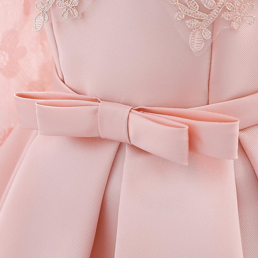 Платье на день рождения для маленьких девочек 1-2 лет, платье с бантом для крещения новорожденных, красные рождественские кружевные платья для свадебной вечеринки, детская одежда