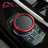 Car Control Multimedia Knob Button Decorative Cover Trim Ring Sticker for BMW 5 Series G30 G38 X3 G01 X4 G02