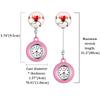 Lancardo Nurse Nurse Pocket Pocket Nursery Pink Watch, Watch, Watch, Watch, Силикон, Съемный, Растягивающийся, Мужской, Женский, Милый, Сердце, Учитель,