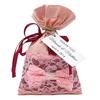 20 Small Favor Bags Wedding Party Bag With Personalized Paper Tags Satin and Lace Drawstring Gift Pouch 4" X