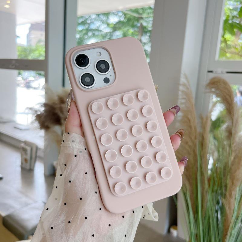 Многофункциональная силиконовая присоска - подставка для телефона и наклейка на заднюю панель