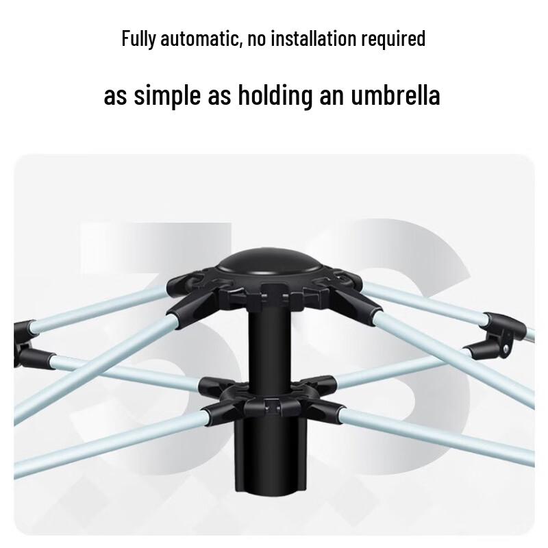 OEING Automatic 2-in-1 Camping Tent with Canopy