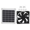 6V 10W Outdoor Solar Power Panel Exhaust Fan USB Charging for Greenhouse Chicken House