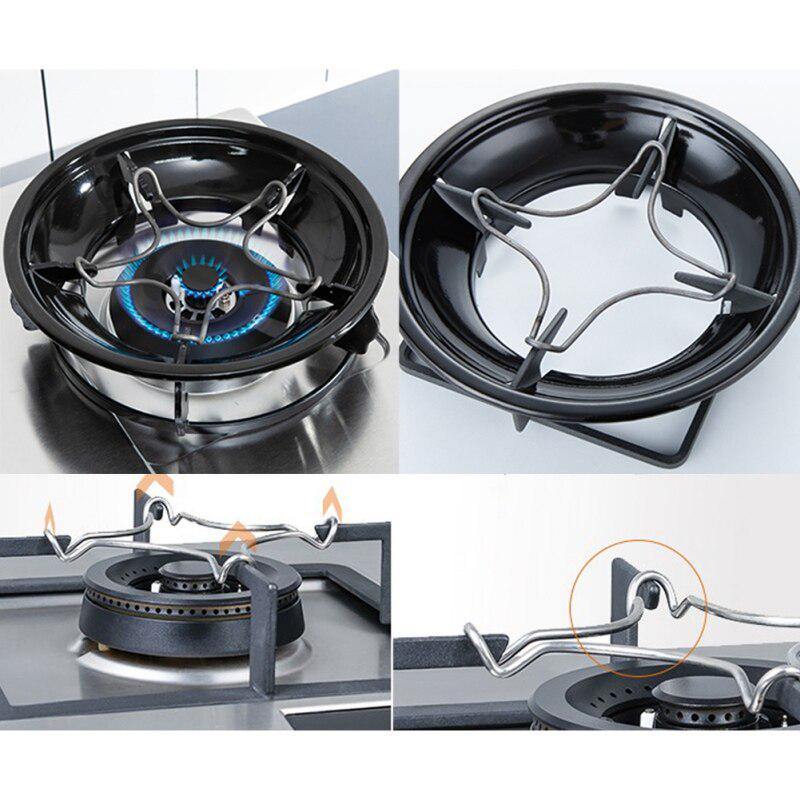 Подставка для кухонной кастрюли, хромированная газовая плита из нержавеющей стали, кофеварка, плита, аксессуары для посуды D1
