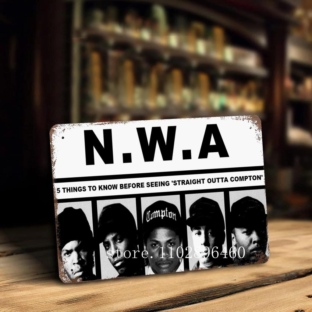 Nwa Металлические таблички и знаки настенный декор Винтажные жестяные таблички Капитан Металлический постер Декор для бара паба клуба Настенное украшение