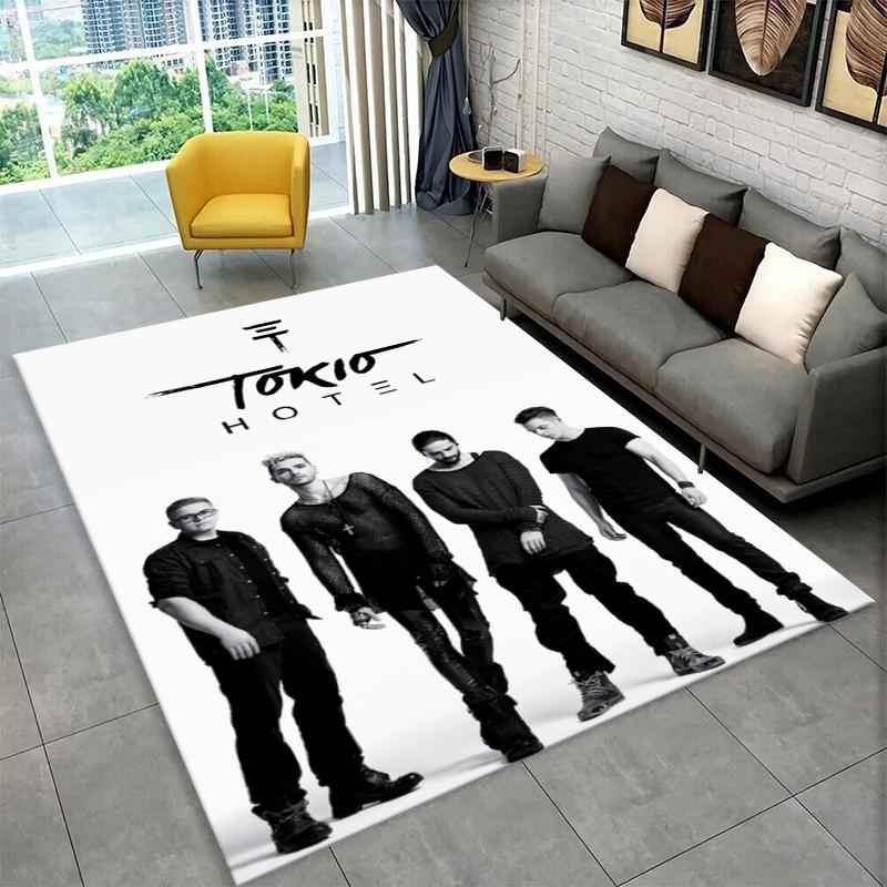 Ковер Rock Band Tokio Hotel Билл Каулитц для Спальни Гостиной Дивана Игровой Комнаты Прихожей Декор Дома, Детский Коврик Нескользящий