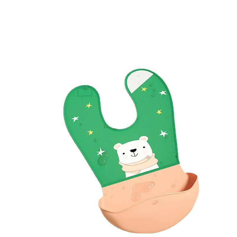 Waterproof Silicone Baby Bib - Super Soft & Anti-Dirt for Eating and Saliva