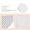 Food Grade BBQ Mesh Grate Stainless Steel Metal Baking Grid Portable Barbecue Net  Camping