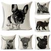 Cute French Bull Animal Series Home Linen Pillow Case Home Sofa Cushion Pillow