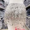 Sequined Tassel Skirt for Latin Dance & Stage Performance - Women's DS Costume with Shorts