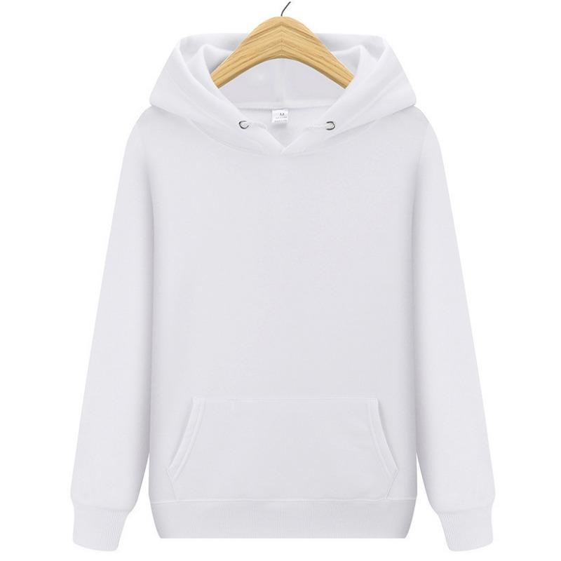Весна осень мода однотонный с капюшоном спортивная толстовка повседневный пуловер для пары толстовки с капюшоном и свитшоты (Мужской)