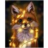 5D DIY Diamond Painting Kit Cartoon Animal Fox Diamond Art Embroidery Rhinestones Decorations for Home