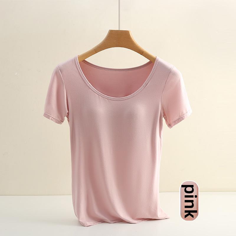 Женский модальный жилет с короткими рукавами, тонкий, большого размера, узкие чашечки