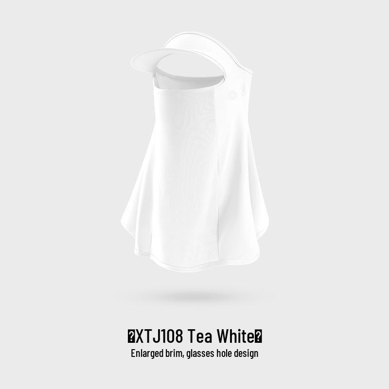 Женская летняя маска для лица из ледяного шелка с защитой от УФ-лучей для велоспорта и гольфа - XTJ91