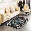 Black White Motocross Off Road Area Rug Thick Non Slip Extreme Sports Bedroom Floor Carpet Decorative Living Room Mat 1PC