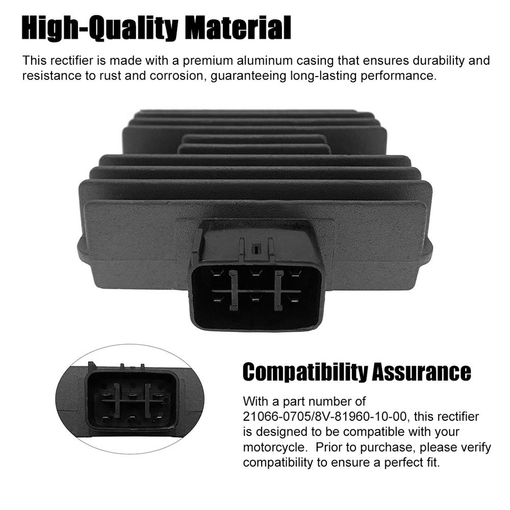 Регулятор напряжения, алюминиевый стабилизатор напряжения, выпрямитель 21066-0705 68V-81960-10-00