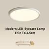Modern LED Ceiling Light Ultra-thin 2.5cm Eyesafe Lamp For Study Bedroom Living Room Entryway Cloakroom Home Decor Illumination