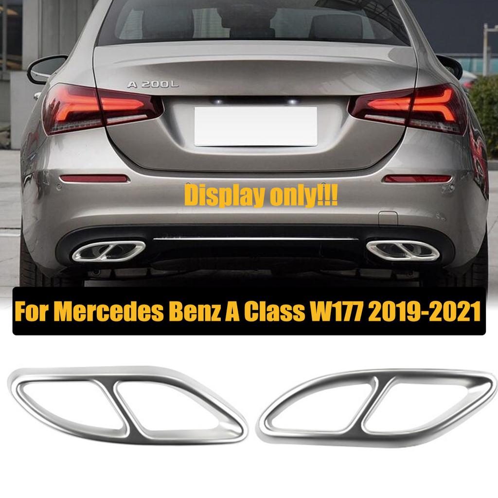 W177 Задний наконечник выхлопной трубы, накладка на глушитель, декоратор с 2 по 4 отверстиями для Mercedes Benz A Class-Car