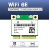 AX210 AX210HMW 5374Mbps WIFI 6E 2.4/5/6G -band Therne Wireless K Card Wifi6e  PCIE Bluetooth-compatible5.2