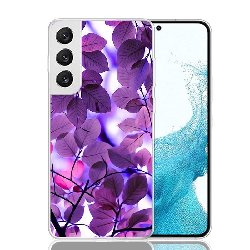 Фиолетовые Лавандовые Цветы Чехол для Телефона Для Samsung Galaxy S26 S25 Edge S24 S23 FE S22 Ultra S21 Plus S20 + Fundas Cover Coque Galaxy