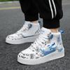 Fashion High-top Hombre Zapatos Autumn Casual Board Shoes Fashion Versatile Sneaker Couple Tide Shoes Breathable Thick Bottom Footwear