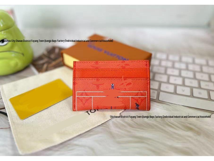 Цветной держатель для карт с граффити - Маленькая сумка из праздничной серии в стиле INS