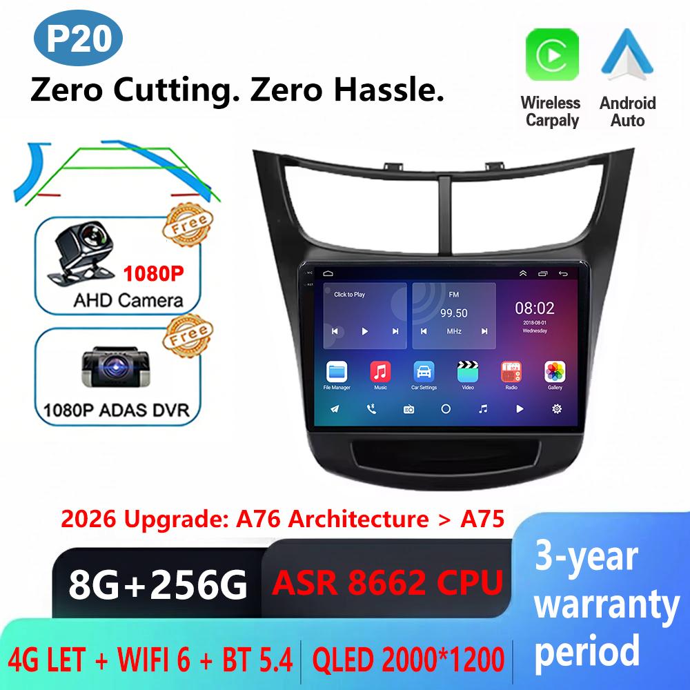 Android16 For Chevrolet Sail Aveo 2015 2016 2017 2018 2019 Car Radio Navigation Multimedia Video Player Carplay Stereo BT GPS