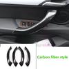 For BMW X1 F48 2016-2018 Carbon Fiber ABS Car Inner Door Handle Trim Car Accessories For BMW X2 F47 2018
