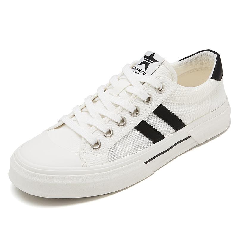 New Summer Men's Shoes Fashionable and Versatile Men's Cloth Shoes Comfortable Mesh Breathable Low Top Casual Shoes