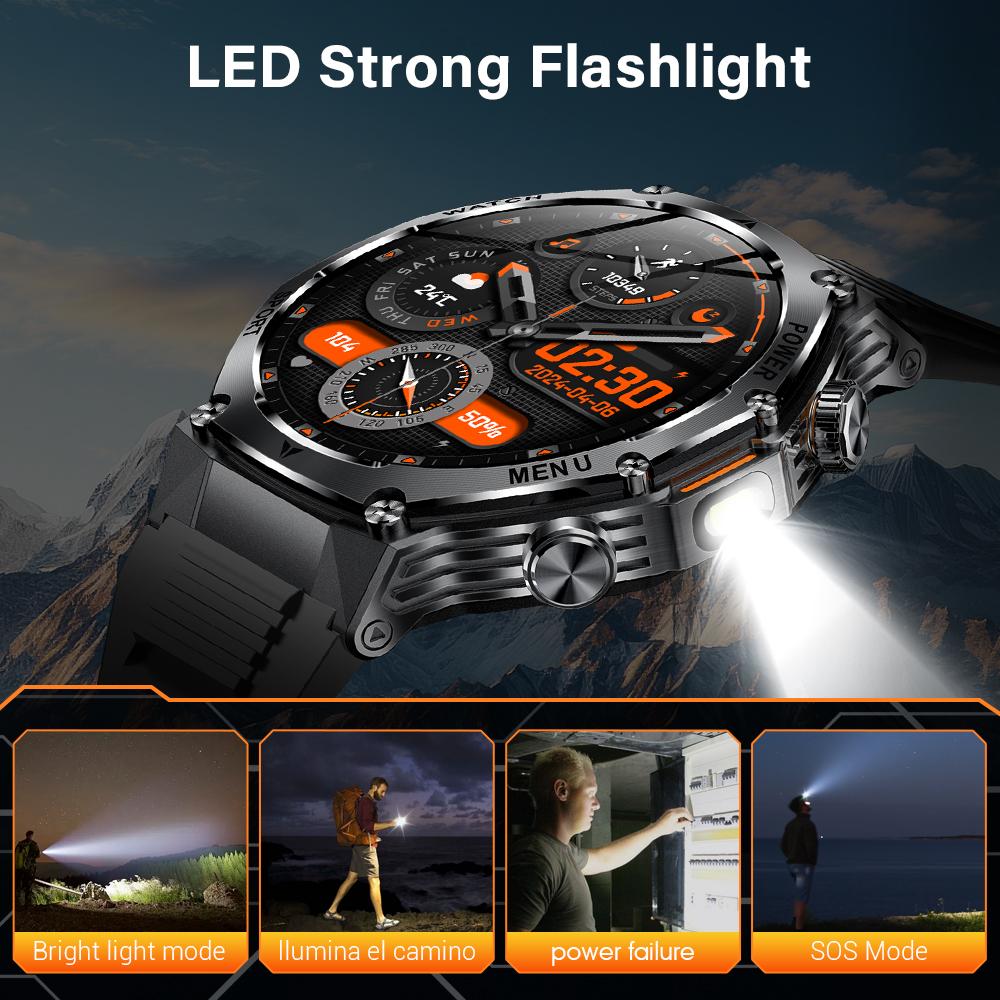 MEVADEN Новые 1,8-дюймовые 390*390 экран Bluetooth вызов умные часы мужские спортивные фитнес-трекер 800 мАч умные часы для Android IOS