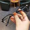 Sensitive Color-Changing Reading Glasses Men'S High Definition Ultra-Light Anti-Blue Light Eye Protection Middle-Aged And Elderly Leisure Glasses